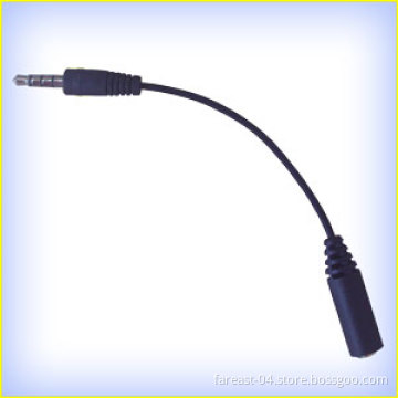 3.5mm Stereo Plug to 3.5mm Stereo Jack Audio Cable
